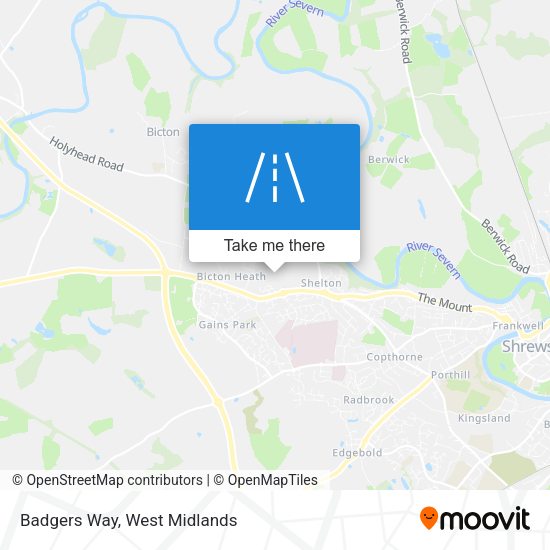 Badgers Way map