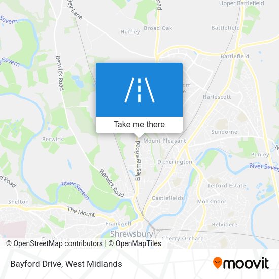 Bayford Drive map