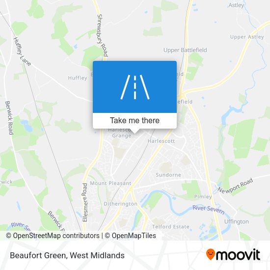 Beaufort Green map