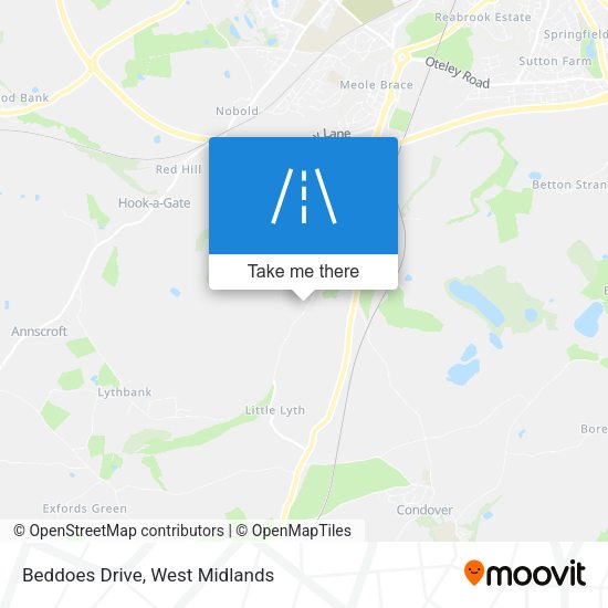 Beddoes Drive map