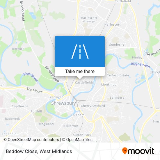 Beddow Close map