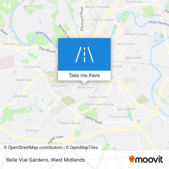 Belle Vue Gardens map