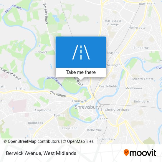 Berwick Avenue map