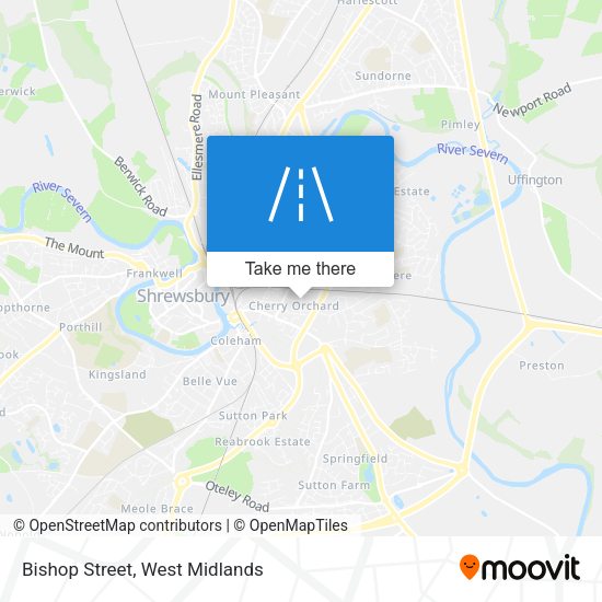 Bishop Street map