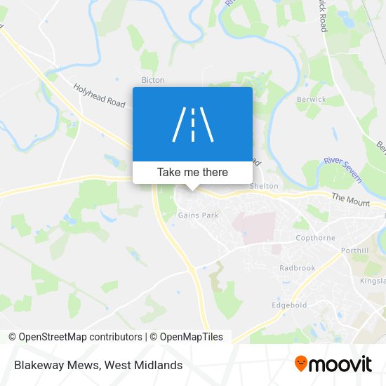 Blakeway Mews map