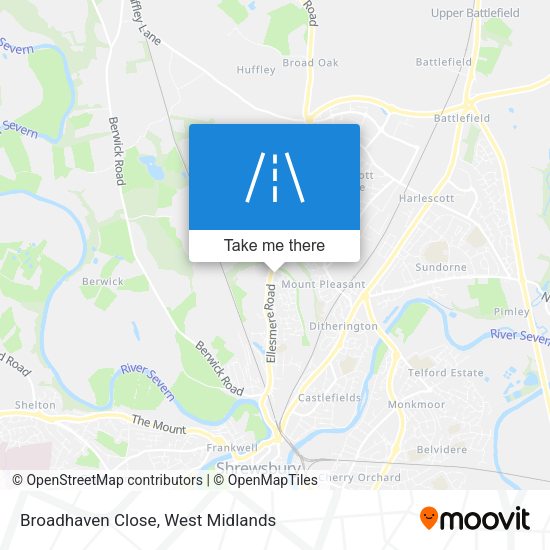 Broadhaven Close map