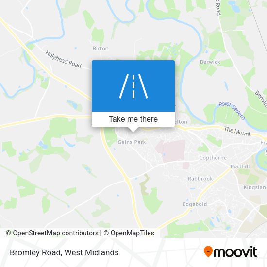 Bromley Road map