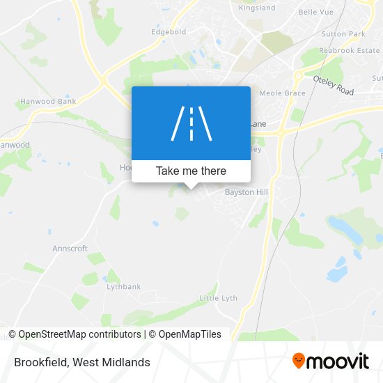 Brookfield map