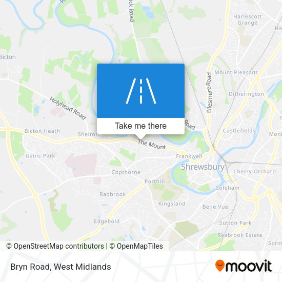Bryn Road map
