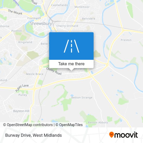 Burway Drive map