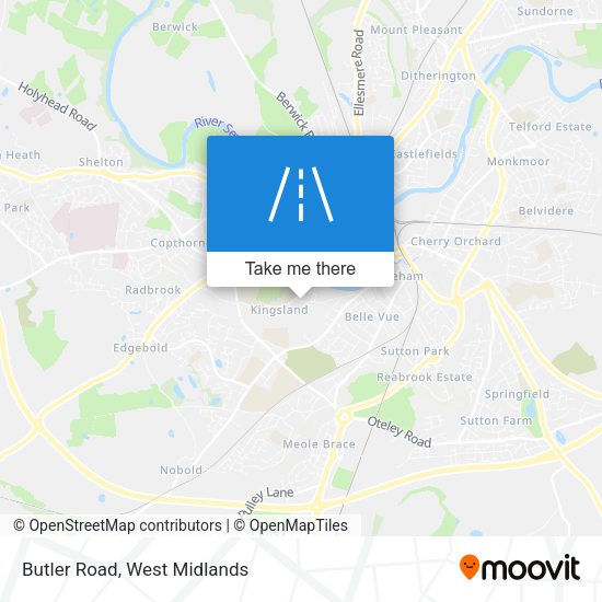 Butler Road map