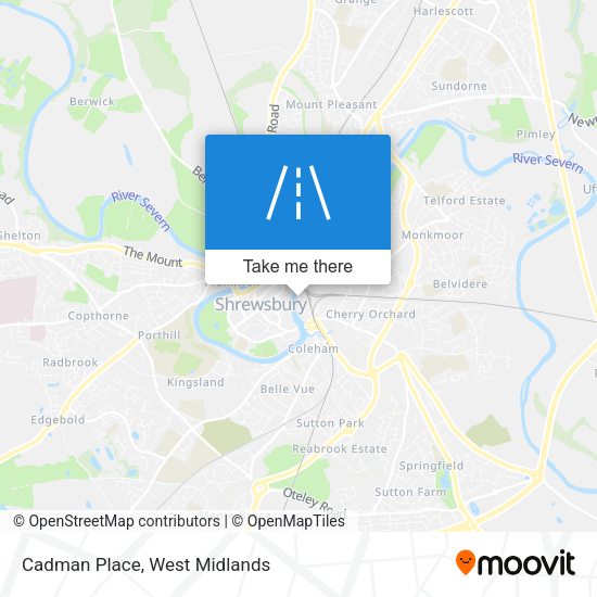 Cadman Place map