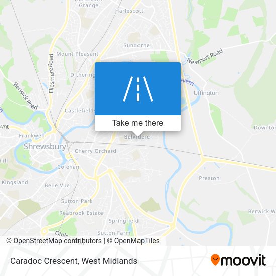 Caradoc Crescent map