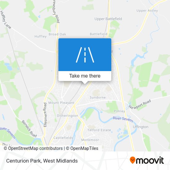 Centurion Park map