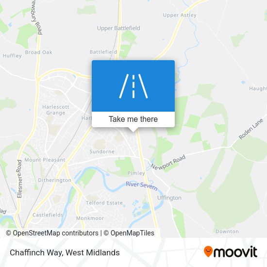 Chaffinch Way map