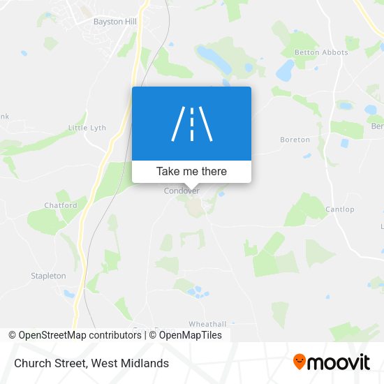 Church Street map