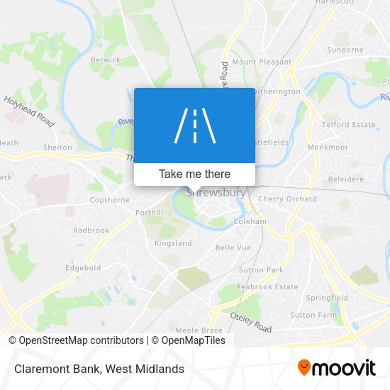 Claremont Bank map
