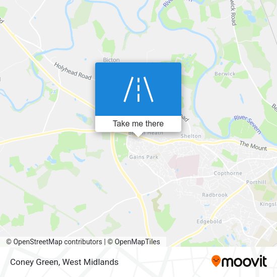 Coney Green map