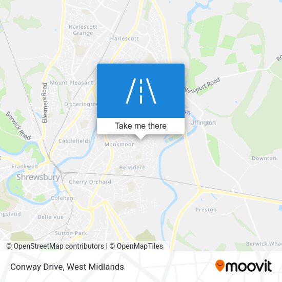 Conway Drive map
