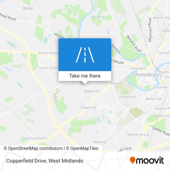 Copperfield Drive map