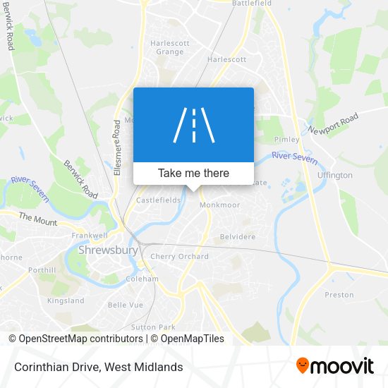 Corinthian Drive map