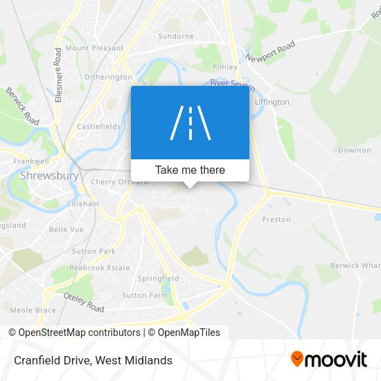 Cranfield Drive map