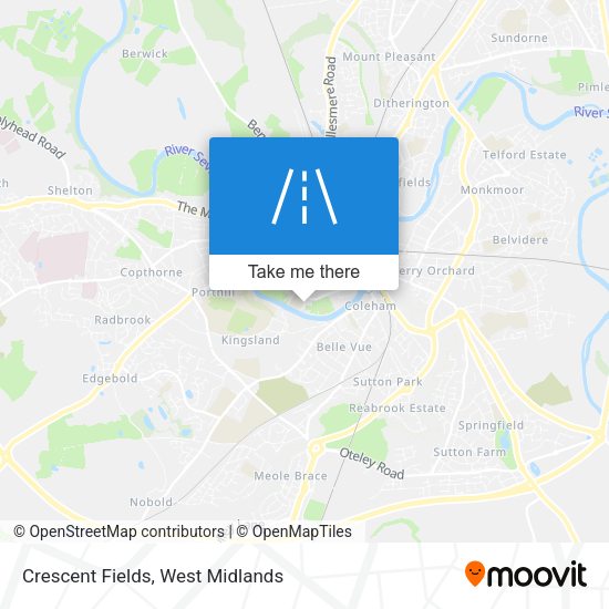 Crescent Fields map