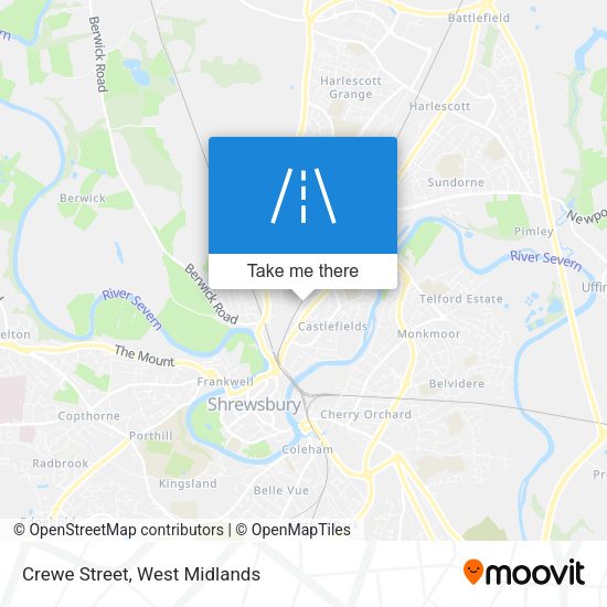 Crewe Street map