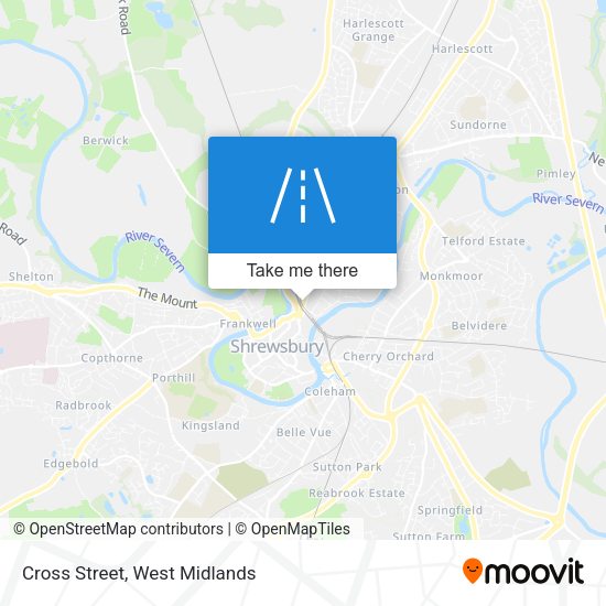 Cross Street map