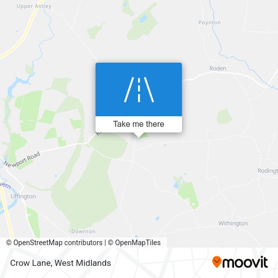 Crow Lane map
