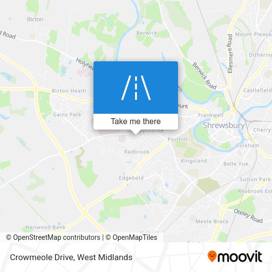 Crowmeole Drive map