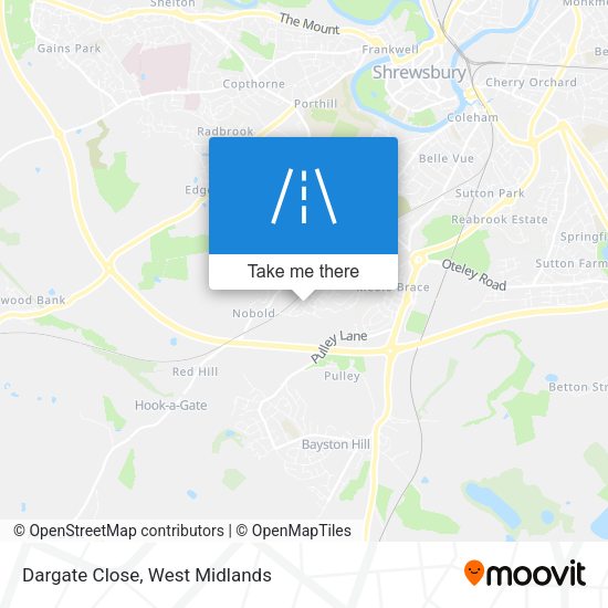 Dargate Close map