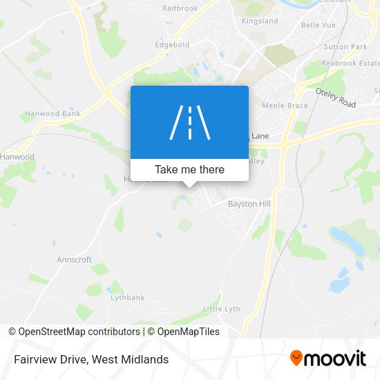 Fairview Drive map