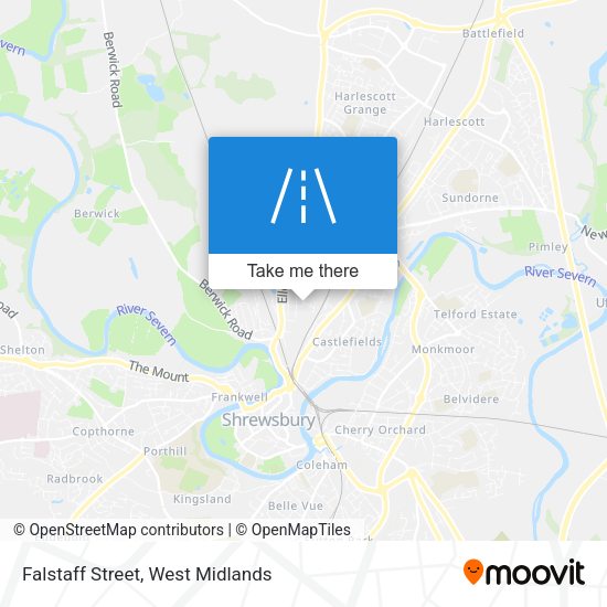 Falstaff Street map