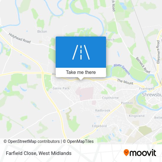 Farfield Close map