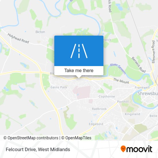 Felcourt Drive map