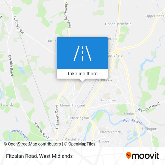 Fitzalan Road map