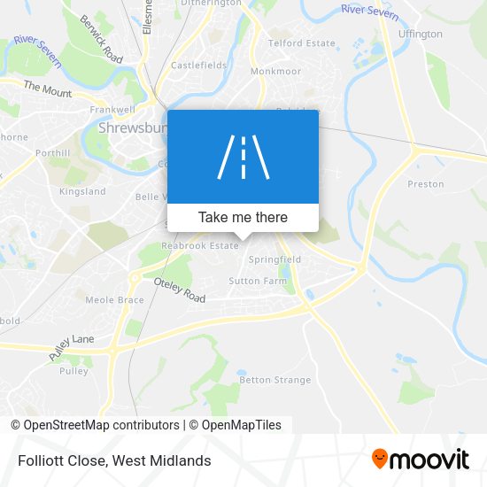 Folliott Close map
