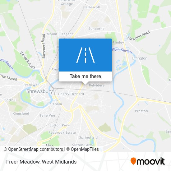 Freer Meadow map