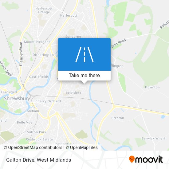 Galton Drive map