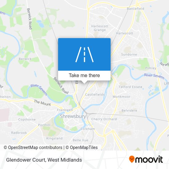 Glendower Court map