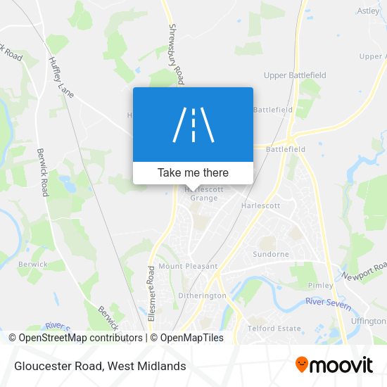 Gloucester Road map