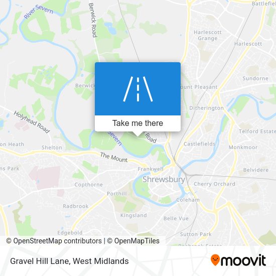 Gravel Hill Lane map