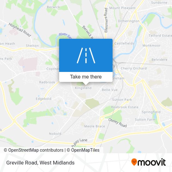 Greville Road map