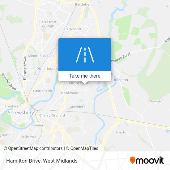 Hamilton Drive map