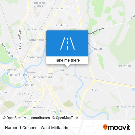 Harcourt Crescent map