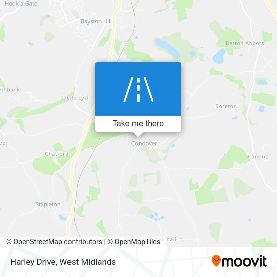 Harley Drive map