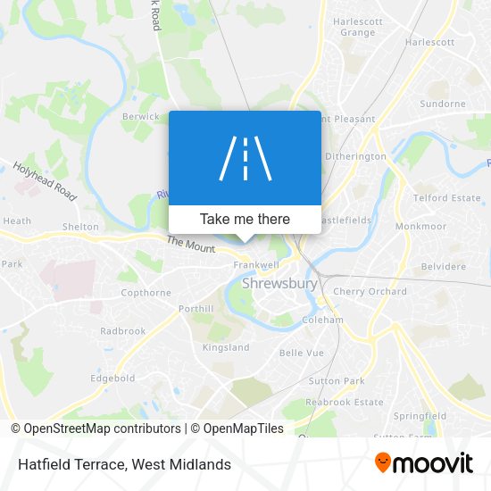 Hatfield Terrace map