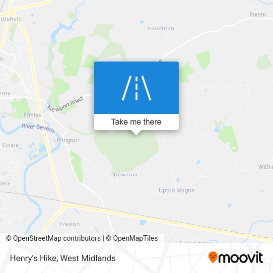 Henry's Hike map