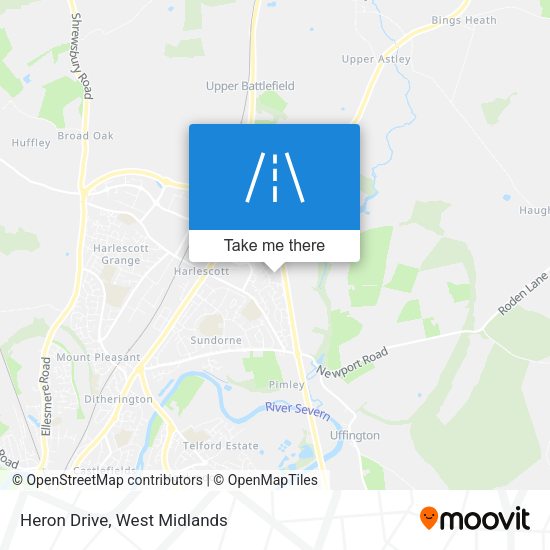Heron Drive map